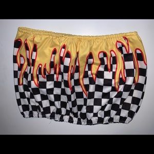 Flame crop top